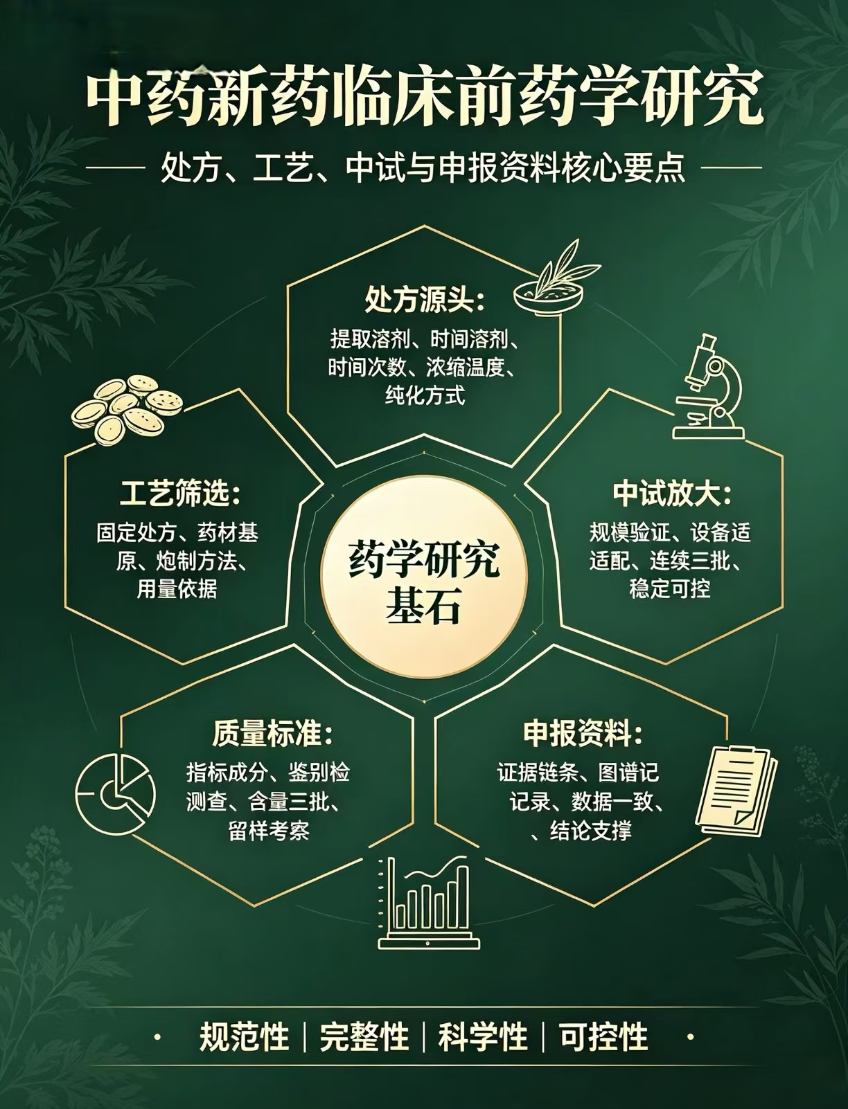 中药新药临床前药学研究难点解析｜处方、工艺、中试与申报资料要点